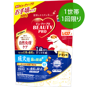 【1世帯1回限り】ビューティープロ ドッグ 歯の健康 １歳から
