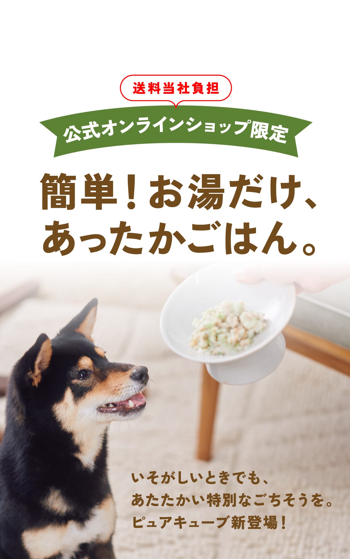 簡単！お湯だけ、あったかごはん。