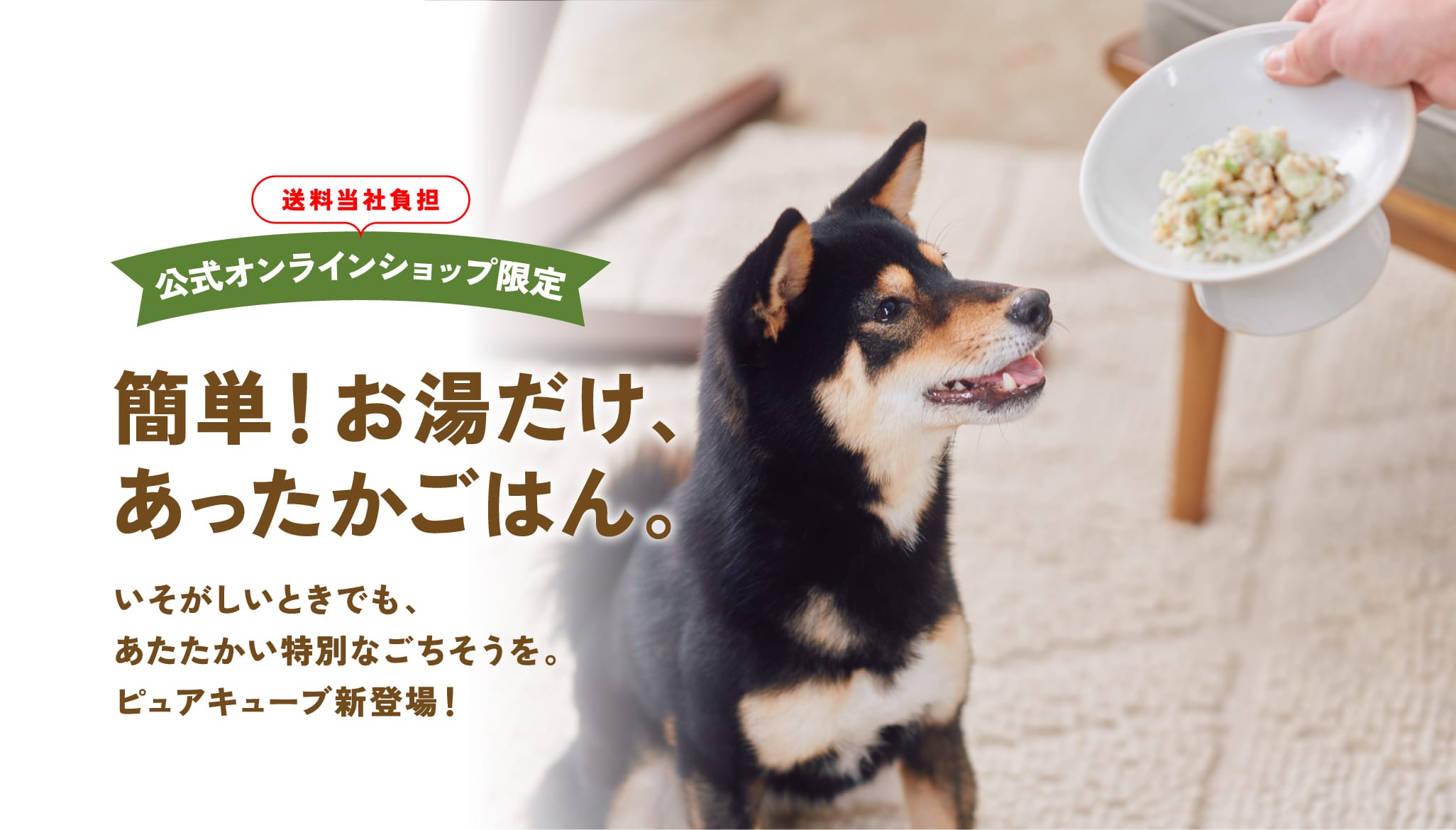 簡単！お湯だけ、あったかごはん。